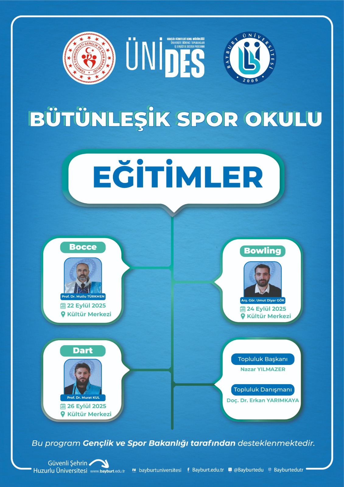 Bütünleşik Spor Okulu Eğitimleri