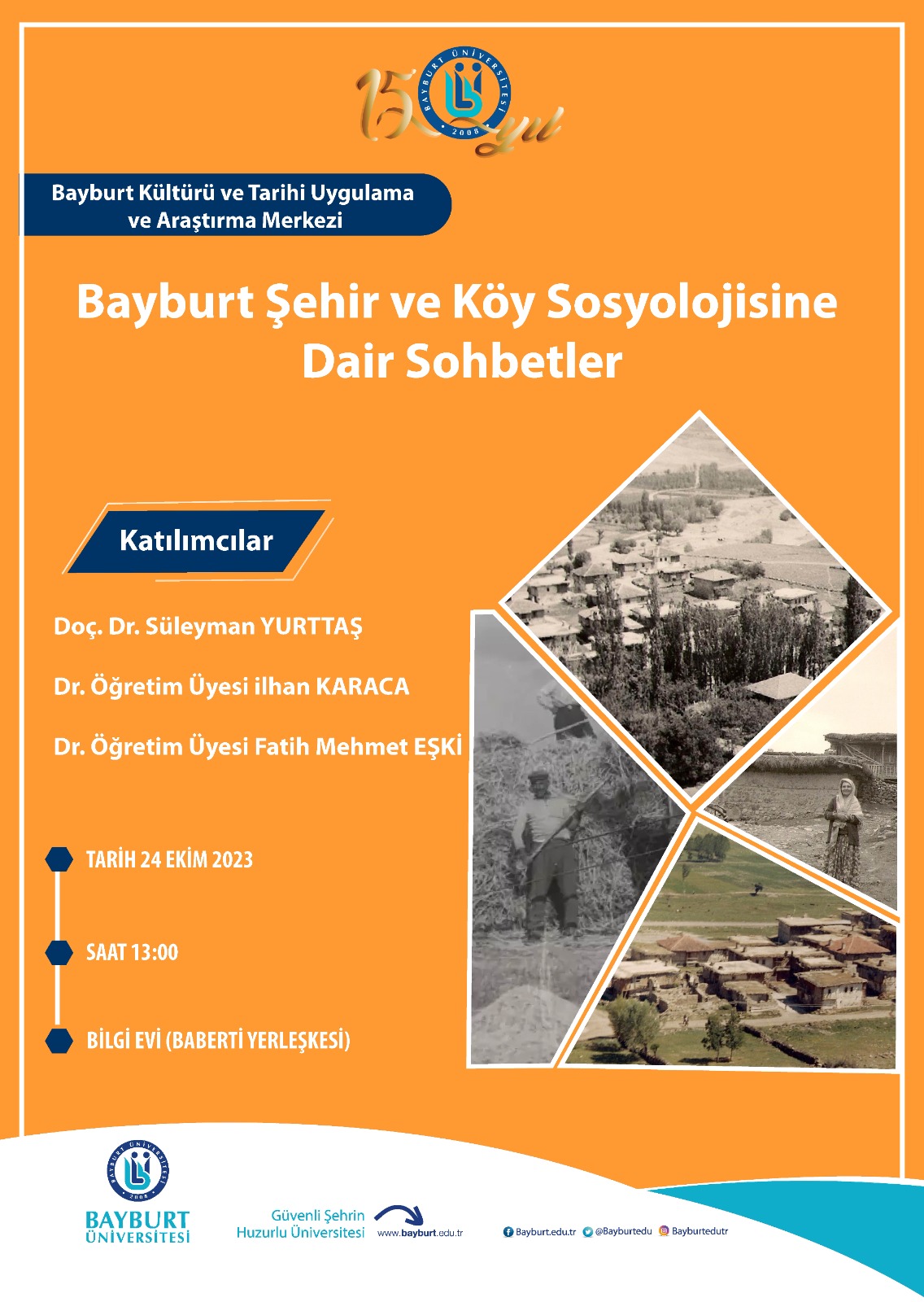 Bayburt Şehir ve Köy Sosyolojisine Dair Sohbetler