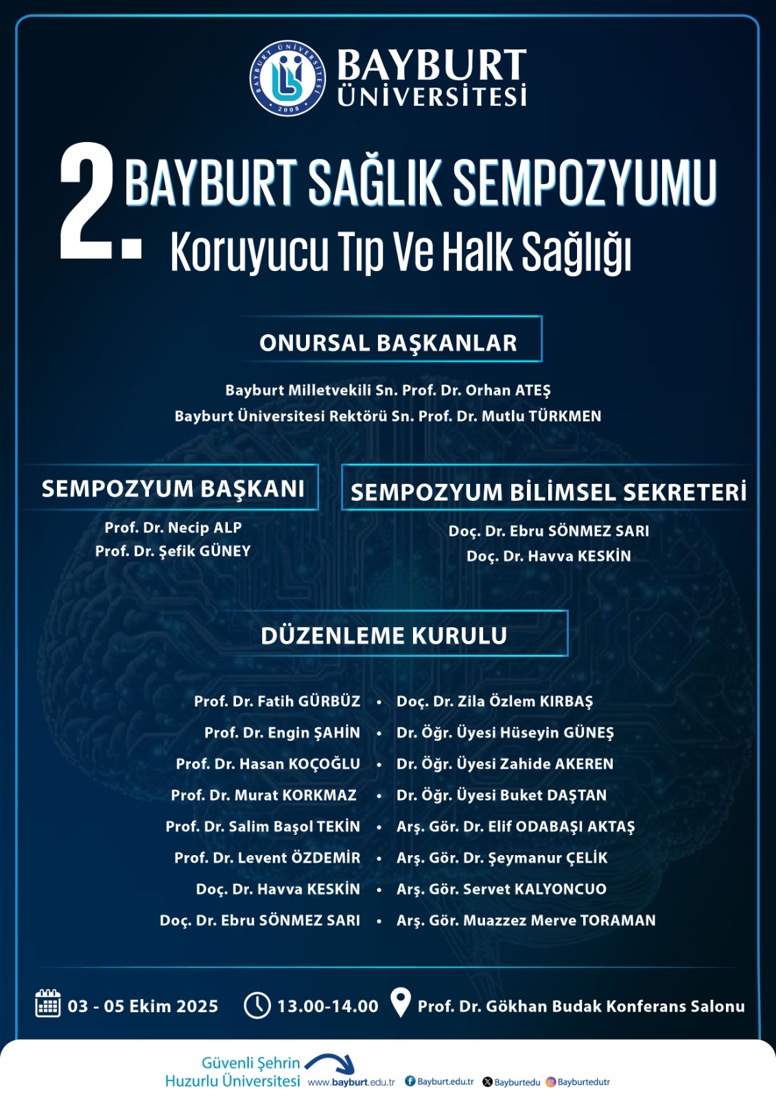 2. BAYBURT SAĞLIK SEMPOZYUMU