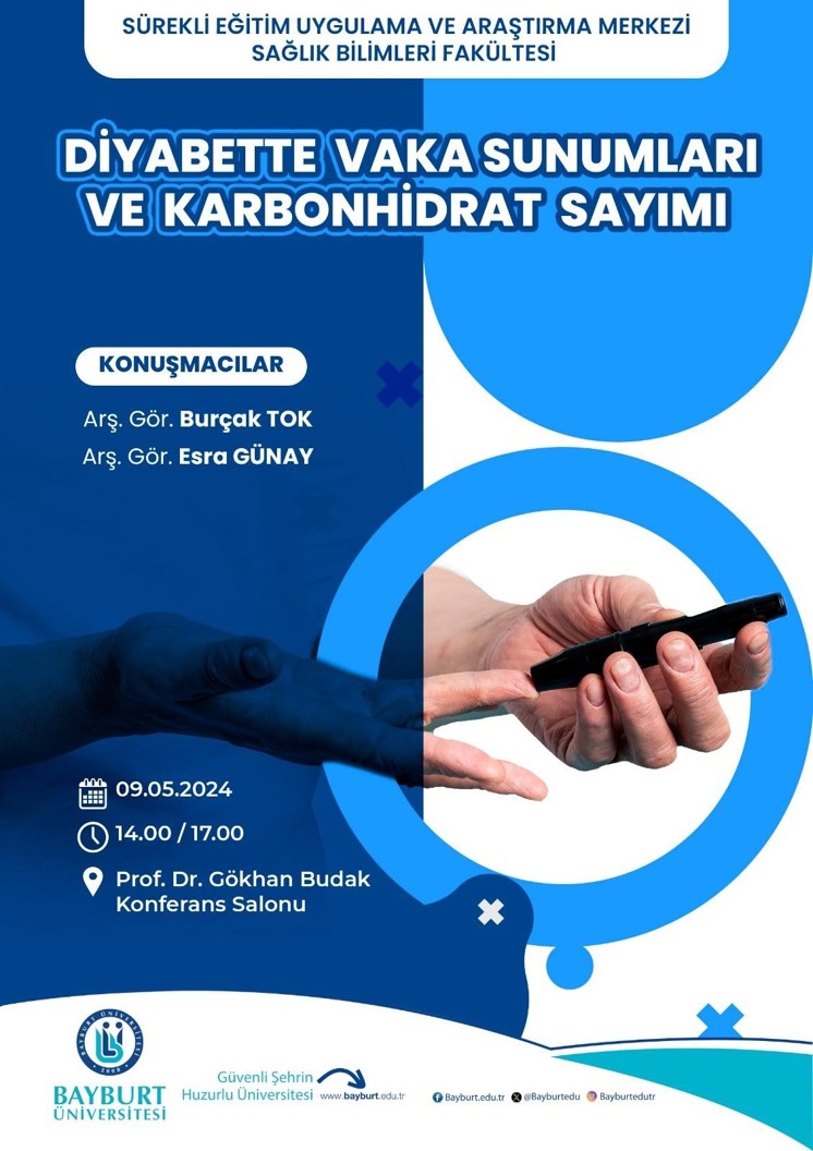 Diyabette Vaka Sunumları ve Karbonhidrat Sayımı